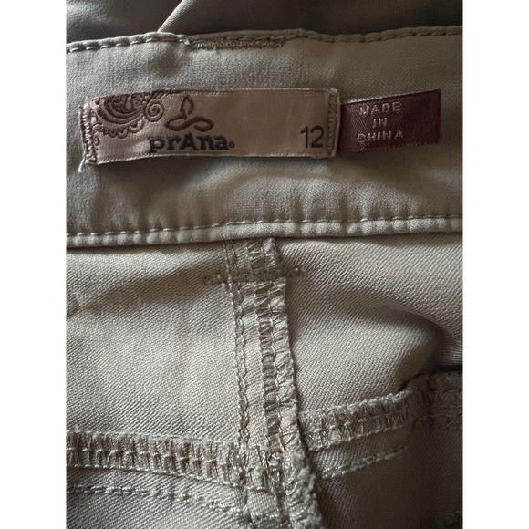 PRANA Womens Pants Beige Khaki Convertible Size 12 34" x 32.5" - Picture 4 of 5